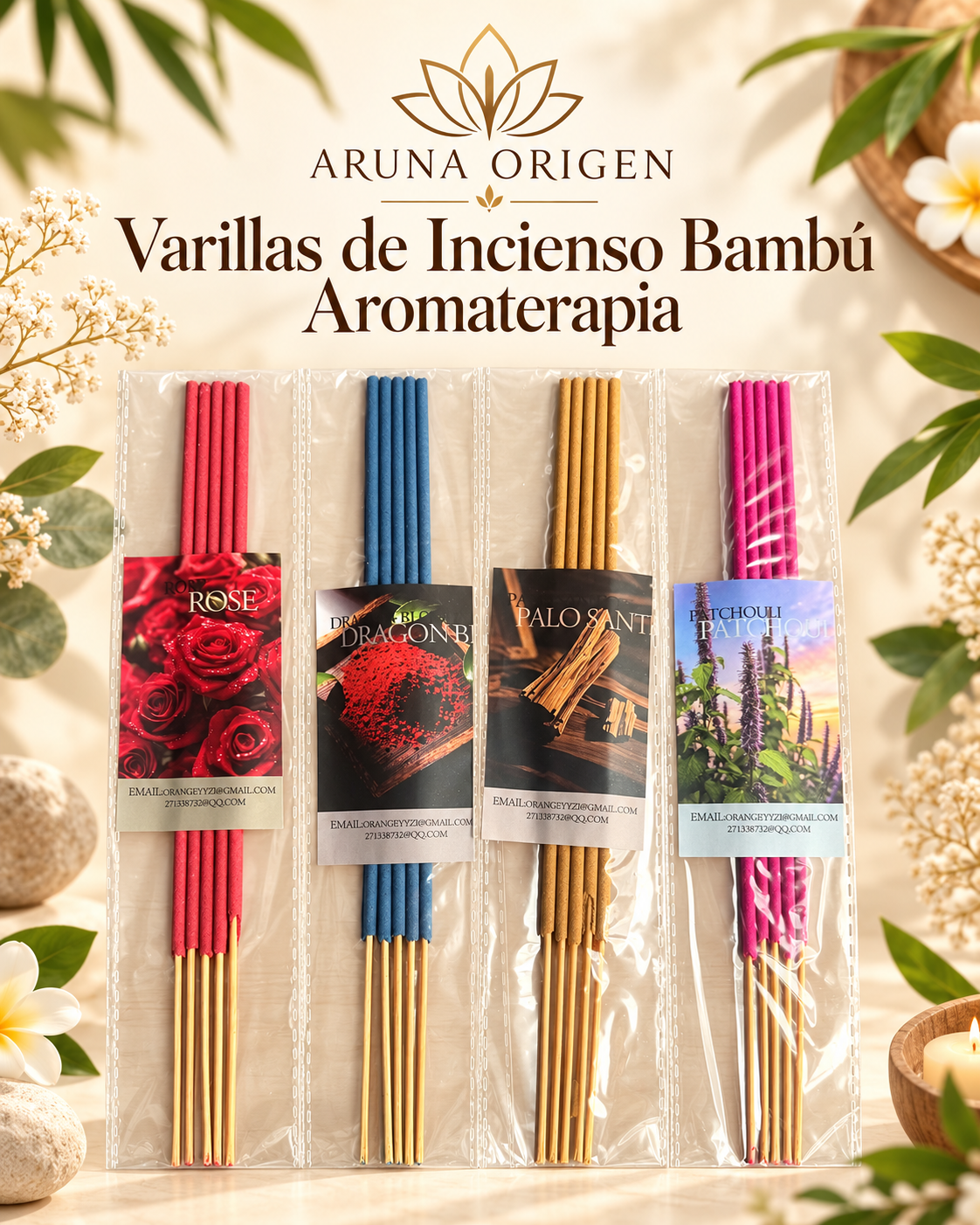 Varillas de Incienso Bambú